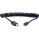Atomos AtomFLEX Coiled Mini-HDMI to HDMI Cable (40 - 80cm)