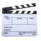 Commlite White Perspex Clapperboard