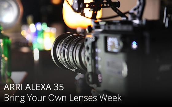 ALEXA 35 Bring Your Own Lenses Event (August 14th - 18th)