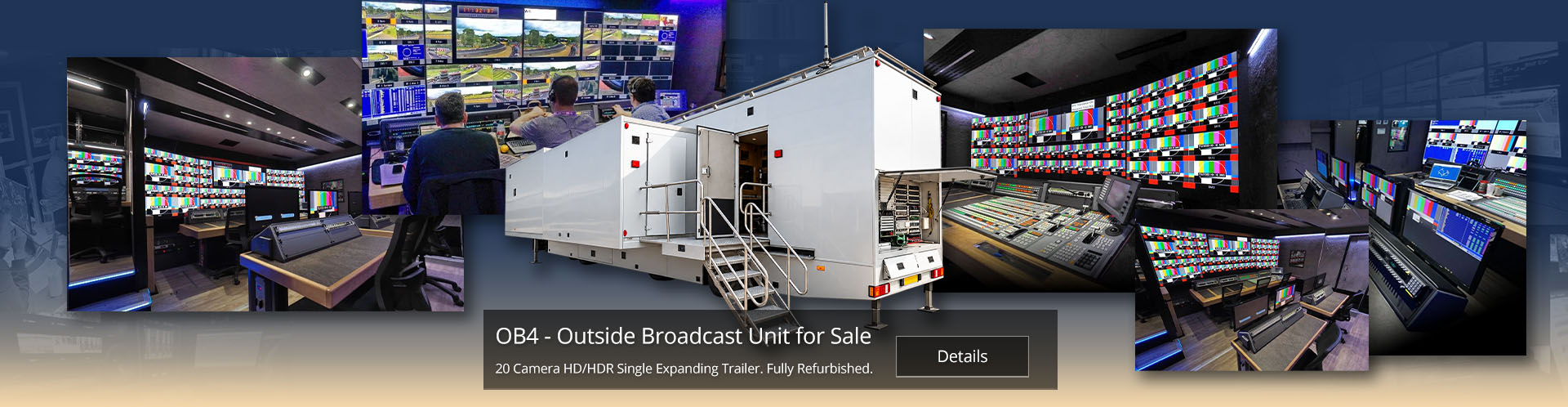 OB4 Outside Broadcast Vehicle For Sale